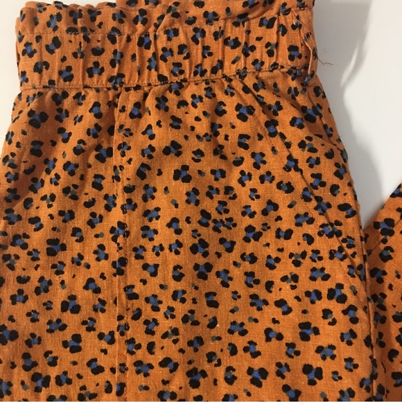 ‼️SOLD‼️Orange & Blue Leopard High Waisted Pants - Picture 8 of 13